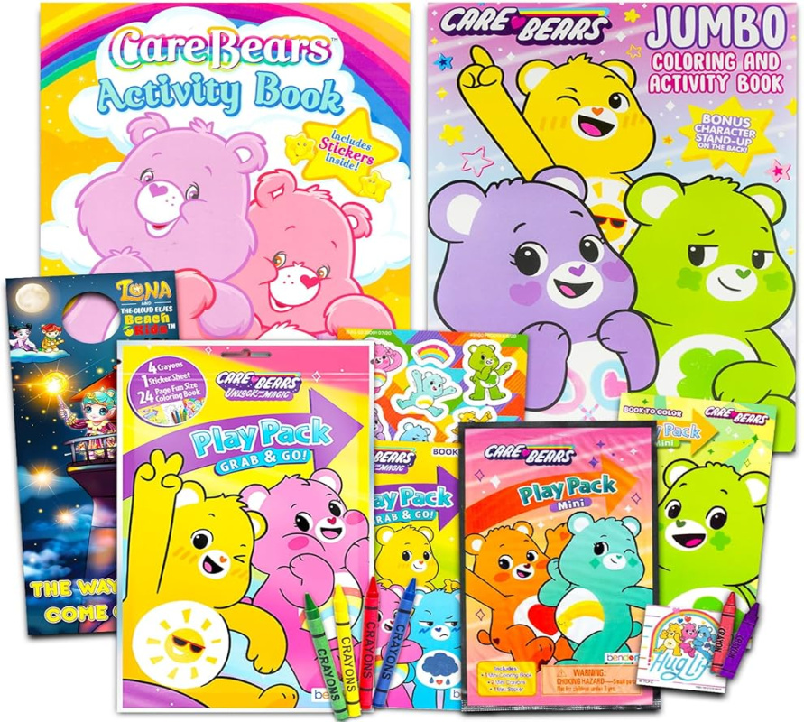 Care Bears Coloring Books Ultimate Set ~ Bundle with Care Bears Coloring and Activity Books with Coloring Pages, Games, Puzzles, Stickers, Pens and Care Bears Coloring Books Ultimate Set ~ Bundle with Care Bears Coloring and Activity Books with Coloring Pages, Games, Puzzles, Stickers, Pens and