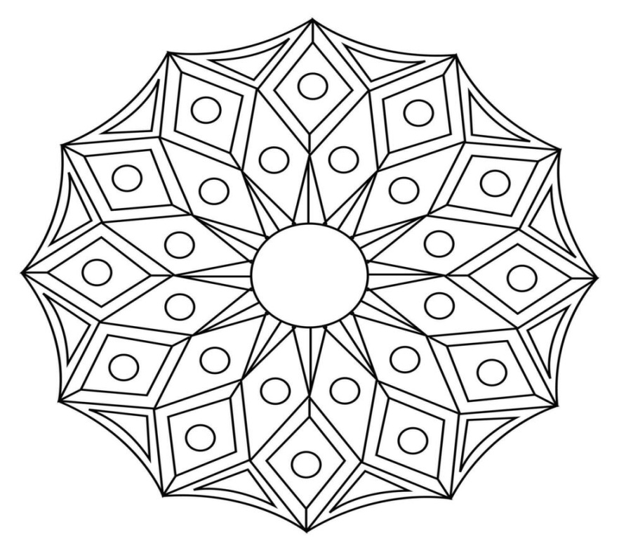 mandala coloring pages - easy mandala coloring page - simple mandala coloring pages - easy mandala coloring page - simple