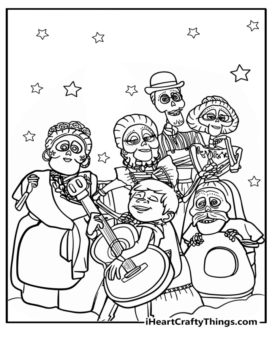 New Coco Coloring Pages (% Free To Print) New Coco Coloring Pages (% Free To Print)