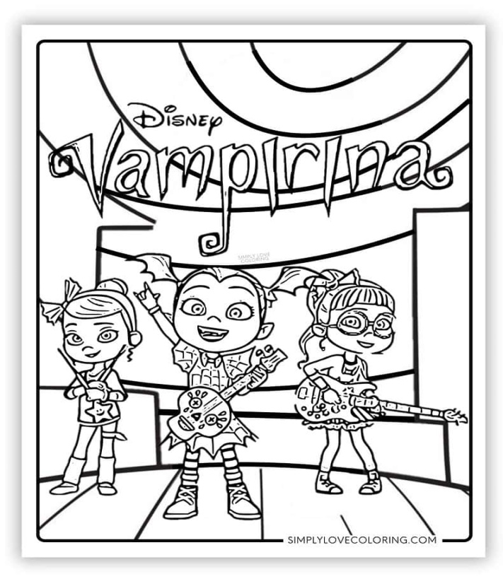 Vampirina Coloring Pages (Free PDF Printables) - Simply Love Coloring Vampirina Coloring Pages (Free PDF Printables) - Simply Love Coloring