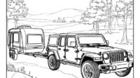 + Jeep coloring pages (Free PDF To Print) Woo Coloring