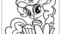 Pinkie Pie Coloring Pages (Free PDF Printables)