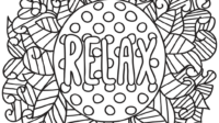 Relax coloring page Free Printable Coloring Pages